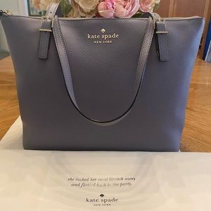Kate Spade Tote -Charcoal (w/deep lilac undertone)
